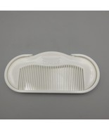 Vintage Clinique Comb &amp; Mirror Set Snap Together White 1980s Travel Purse - €5,94 EUR