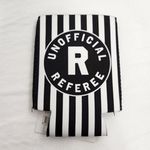 Can cooler Unofficial Referee Black White Stripe Sports Gift - £5.46 GBP