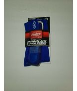 NEW Rawlings BASEBALL BELT AND SOCK COMBO - COLOR BLUE - SIZE MEDIUM - €16,03 EUR