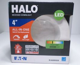 Halo 4in LED Recessed Downlight All-in-One 3000K 60W, RL460WH930 NIB - $15.99