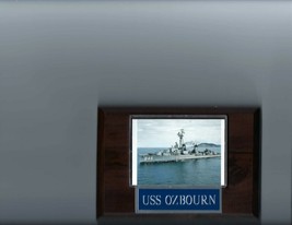 USS OZBOURN PLAQUE DD-846 NAVY US USA MILITARY SHIP DESTROYER - $3.95