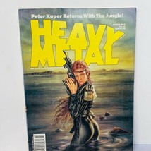 Heavy Metal Magazine comic book fantasy sexy graphic March 1992 Peter Kuper mag - £15.69 GBP