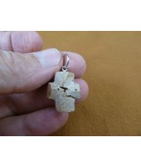CR503-15) 3/4&quot; Fairy Stone Pendant CHRISTIAN CROSS Staurolite Crystal SI... - $423.07 MXN