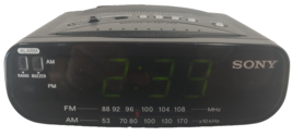Sony Dream Machine AM/FM Alarm Clock Radio Model ICF-C212 Black Tested - £11.06 GBP