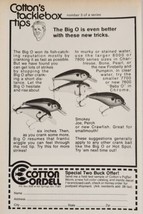 1975 Print Ad Cotton Cordell Fishing Lures 5 Models Shown Hot Springs,Arkansas - £11.30 GBP