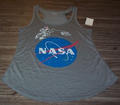 VINTAGE STYLE WOMEN&#39;S TEEN Juniors NASA SLEEVELESS Tank top T-shirt SMAL... - £15.82 GBP