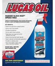 Lucas Oil 10980 Slick Mist Marine Speed Wax, 24 Oz - $23.50