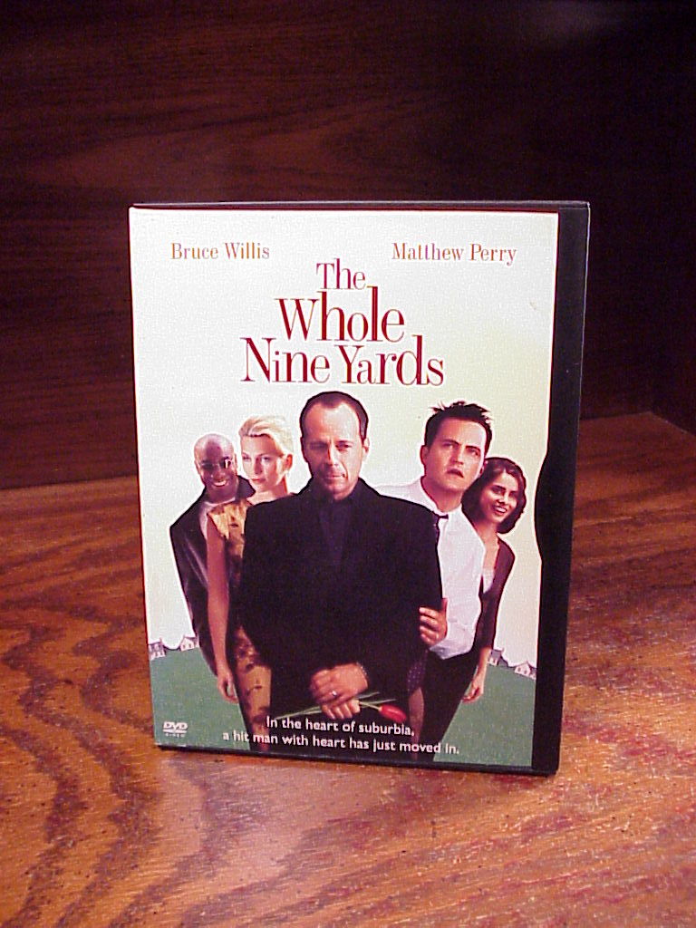 The Whole Nine Yards DVD, used, 2000, R, Bruce Willis, Matthew Perry, tested - $6.95