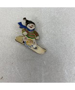 Hard Rock Cafe pin Denver Snowman riding Snowboard (Snowman Series 1) - £6.71 GBP