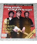 Jeff Healey Band Music Express Magazine 1989 Fleetwood Mac Fine Young Ca... - $40.87 CAD