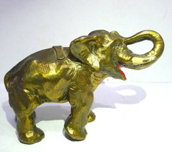 ELEPHANT Philadelphia Manufacturing Trunk Up Brass Paperweight Vintage F... - £101.23 GBP