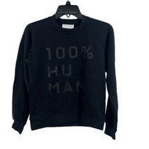 Everlane 100% Human Black Sweatshirt Size Small New - £26.85 GBP