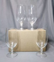 Crystal Wine Goblets Iced Tea Glasses Vintage Cristal D&#39;Arques Cortina S... - $23.76