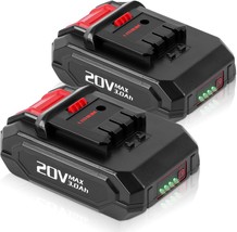 2Pack Dsanke 20V 3.0Ah Lithium-Ion Battery Replace For Kimo 20V, Fast Charge - £38.83 GBP