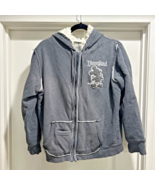 Disneyland Disney Parks Womens Gray Full Zip Faux Sherpa Lined Hoodie, XL - $467.16 MXN