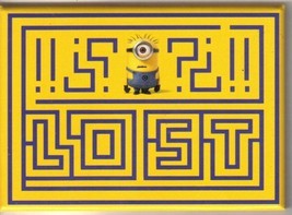 Despicable Me Movie Minion Stuart LOST in a Maze Refrigerator Magnet NEW... - £3.14 GBP
