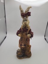 Boyds Bears Wendy Willowhare A Tisket A Tasket 7&quot; Bunny Rabbit Figure 1996 - £14.73 GBP