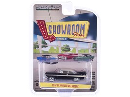 1957 Plymouth Belvedere Jet Black with Sand Dune White Top and Stripes &quot;... - $684.95 MXN
