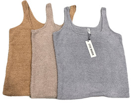 3 Steve Madden Womens Scoop-Neck Chenille Sleep Tank Top Size XL XLarge NWT - $61.88