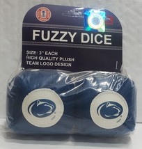 Penn State Nittany Lions 3&quot; Fuzzy Dice - NCAA - $11.63