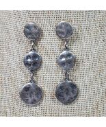 Vintage Chico's Earrings Hammered Silver Tone 2 Inch Dangle Drop - €12,55 EUR Vintage Chico's Earrings Hammered Silver Tone 2 Inch Dangle Drop - €12,55 EUR