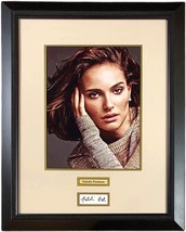 NATALIE PORTMAN Autograph SIGNED Book Page PHOTO FRAMED BECKETT BAS BEAU... - £553.10 GBP