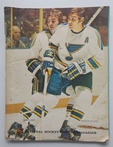 1972 St. Louis Blues National Hockey League Magazine Bob &amp; Barclay Plager M446 - £26.37 GBP