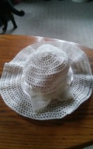 VTG Girls From The Heart Made In the Ozarks Pink Dress &amp; White Hat Rabbi... - £19.65 GBP