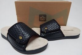 Spenco Charlotte Sz US 6.5 D WIDE EU 37 Women&#39;s Leather Adjustable Slide... - $28.38 CAD