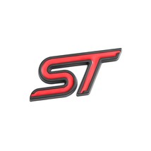 3D Car Sticker ST Emblem  Front Hood Grill Decal for  ST Logo Focus Fiesta Eco 2 - £34.87 GBP