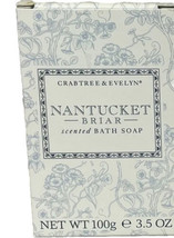 Crabtree & Evelyn Nantucket Briar Scented Bar Bath Soap Large 3.5 oz Bar NEW - $29.95