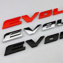 Pcs 3d car chromed emblem badge decal sticker stickers back logo evolution x for lancer thumb200