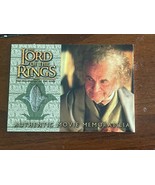 Lord of the Rings Fellowship of the Ring Bilbo&#39;s Rivendell Waistcoat Topps - $133.65