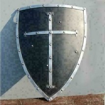 Medieval Shield Templar Cross Combat Ready For Battle Armor Shield  - £97.65 GBP