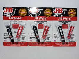 J-B Weld 8265S Original Cold-Weld Steel Reinforced Epoxy - 2 oz. Lot of 3 - £17.44 GBP