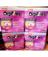 Staples Digifiles #651767 CD/DVD Storage w/ Case 4 Packs Holds 60 New Se... - $16.87 CAD