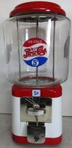 Acorn Nickel Round Gumball Dispenser Pepsi-Cola Theme Circa 1950's - $395.00