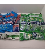 Lot of 17 Total Gillette Sensor2 Sensor 3 + schick Men&#39;s Disposable Razors - $332.98 MXN
