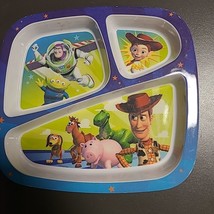 Zak Designs Toy Story Buzz Woody Jessie Disney Melamine Kids Childrens P... - $12.00