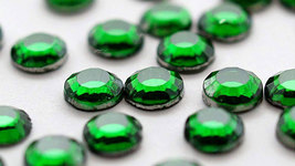 HOTFIX Emerald (Green) Rhinestones 4 Sizes (SS06, 10, 16, 20) min 144Pcs... - £3.78 GBP