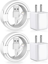 AppleMFiCertified iPhoneCharger 2PackLightningCableAppleChargingCords Fa... - $35.09
