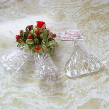 Ganz Kissing Krystals &amp; Hersheys Kiss 24% Lead Crystal Ornaments Christm... - $8.91