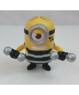 2017 Minions Despicable Me 3 Pumping Iron Prison Minion McDonald&#39;s Toy - $5.46 CAD