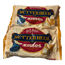 2Hershey&#39;s Kisses 9 oz. Harry Potter BUTTERBEER Creme Gold Chocolate BB ... - $24.74