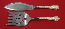 Quintessence by Lunt Sterling Silver Fish Serving Set 2 Piece Custom Made HHWS - $221.86