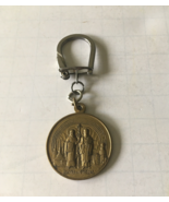Byzantine Ruthenian metropolitan providence vintage medallion key ring - $45.49
