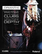 Orianthi Panagaris 2014 Roland Cube GX Guitar Amp ad 8 x 11 advertisement print - £3.01 GBP