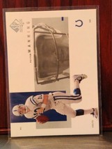 2001 SP Authentic Football Card #39 Peyton Manning  Indianapolis Colts HOF - £1.17 GBP