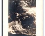 RPPC Falls Brook Indiano Lago Sabael New York Ny Cartolina Z9 - $14.74