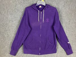 Ludwig Hoodie Men&#39;s XL Full Zip Purple Made In USA Adults Extra Large - $347.10 MXN